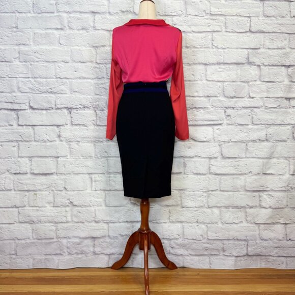 Elie Tahari Silk Abstract Print Blouse - Picture 6 of 9